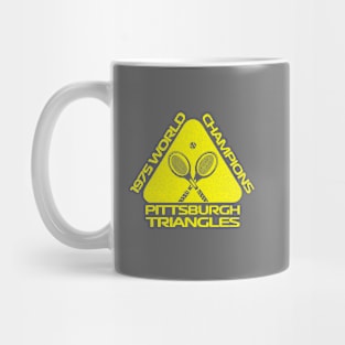 Retro Pittsburgh Triangles Tennis WTT Champs 1975 Mug